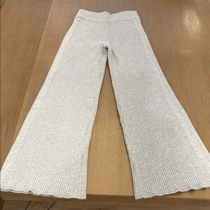 Aerie Women Gray Ribbed Pants Size XS